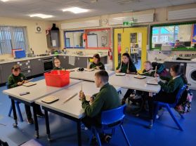 The Cairnburn Class Enjoy Drumming